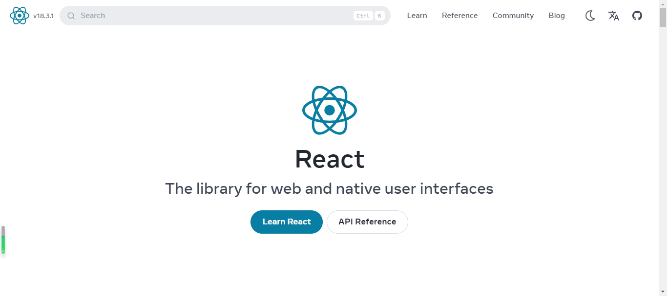 React